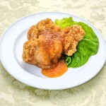 17.鶏の唐揚げみぞれあんかけ